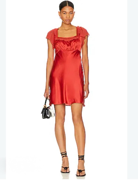 Free People Dresses & Skirts - Free People X Revolve Violet Visions Slip Mini Dress in Scarlet Glow